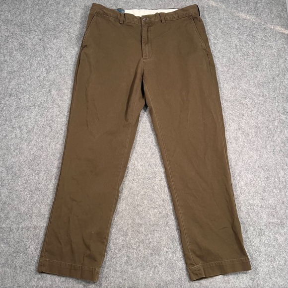 Polo By Ralph Lauren Y2K Vintage Preston Flat Dress Pants Men's Size 36x30.5* - Picture 1 of 7